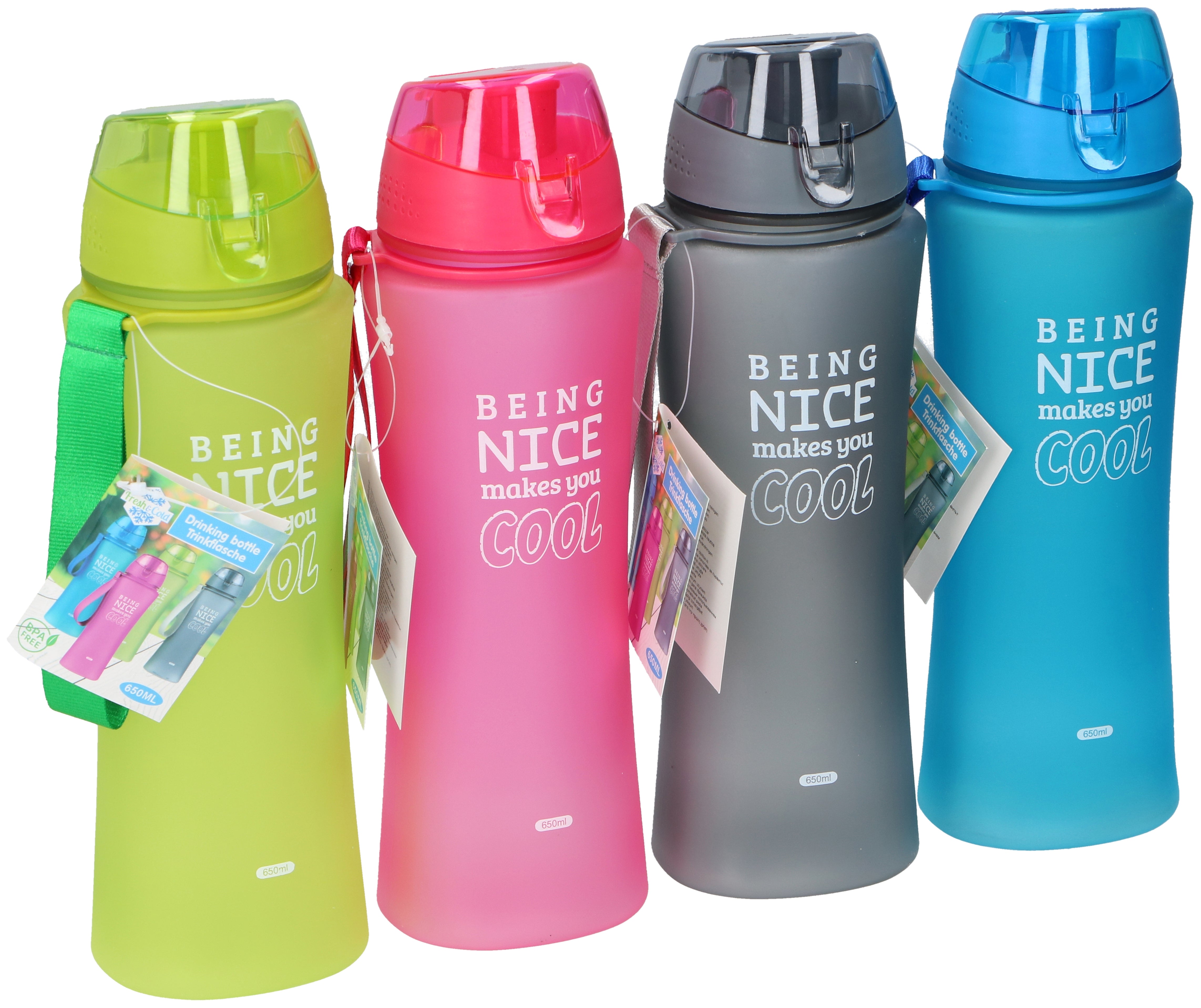 Being Nice Makes You Cool Water Bottle Sports Summer Home Cycling Home Drinking Being Nice Makes You Cool Water Bottle Sports Summer Home Cycling Home Drinking